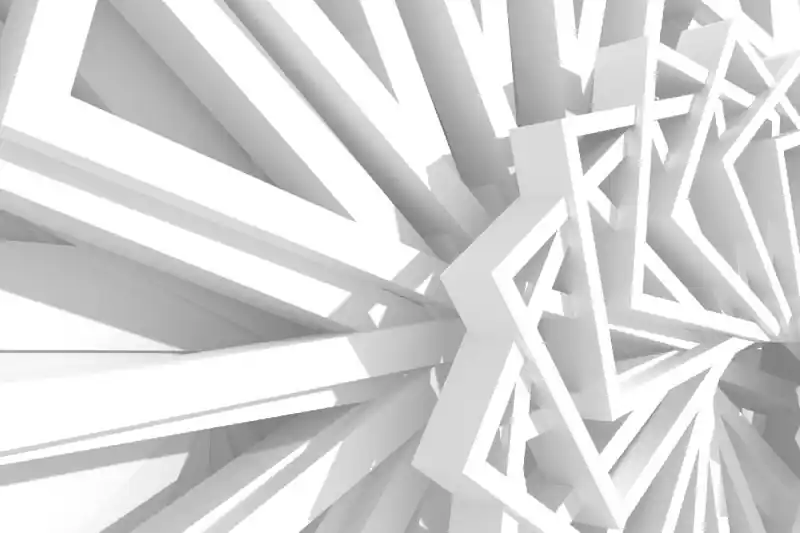 Fototapeta na flizelinie MS-5-2597 Abstrakcyjna biała geometria 375 x 250 cm Zamów dziś