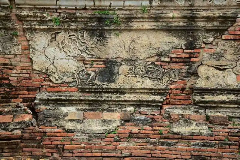 Ograniczona ilość Fototapeta na flizelinie MS-5-2652 Stara łuszcząca się ściana z cegły 375 x 250 cm
