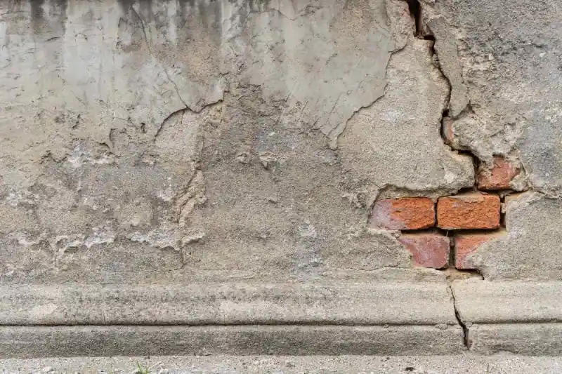 Fototapeta na flizelinie MS-5-2678 Fragment rozpadającej się ściany 375 x 250 cm Obniżka ceny