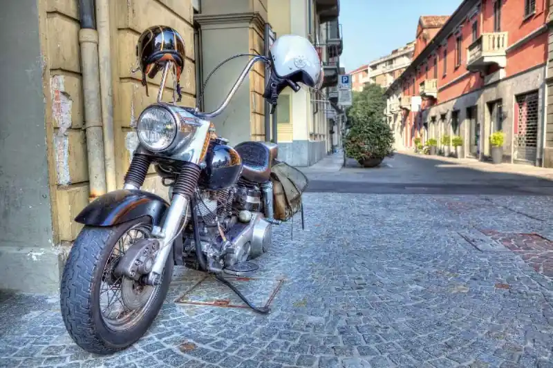 Fototapeta na flizelinie MS-5-2926 Duży motocykl 375 x 250 cm Nowy