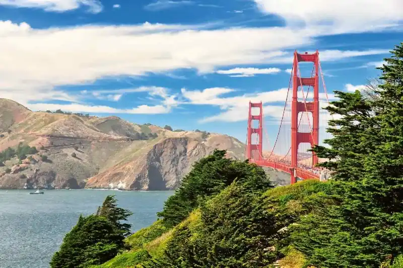 Fototapeta na flizelinie MS-5-2941 Golden Bridge 375 x 250 cm Kup teraz