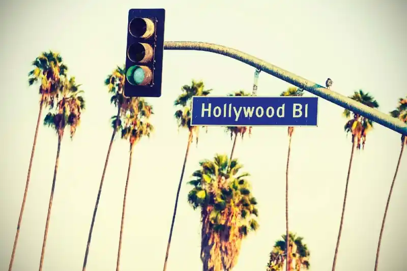 Tylko dziś Fototapeta na flizelinie MS-5-2942 napis Hollywood Boulevard 375 x 250 cm
