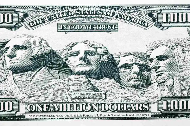 Kup online Fototapeta na flizelinie MS-5-2949 Mount Rashmore na banknocie 375 x 250 cm