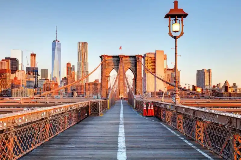Fototapeta na flizelinie MS-5-2968 Most Brookliński z Manhattanem 375 x 250 cm Kup online