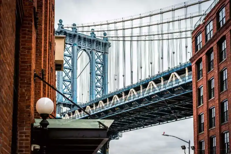 Fototapeta na flizelinie MS-5-2976 Manhattan Bridge 375 x 250 cm Nowy