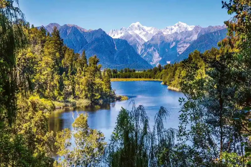 Fototapeta na flizelinie MS-5-3109 Lake Matheson 375 x 250 cm Bezpieczna płatność