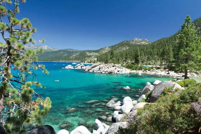 Fototapeta na flizelinie MS-5-3146 Jezioro Tahoe 375 x 250 cm Bezpieczna płatność