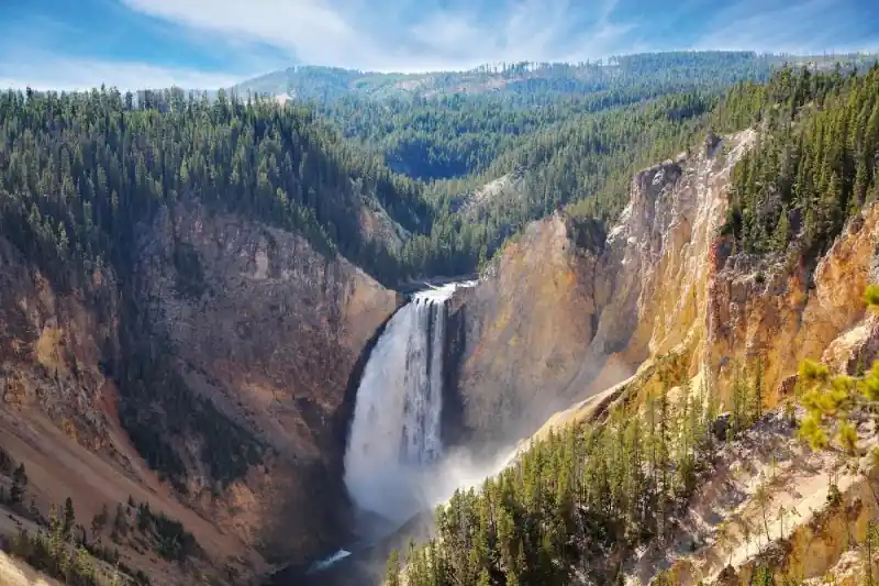 Fototapeta na flizelinie MS-5-3170 Yellowstone Falls 375 x 250 cm Szybka dostawa