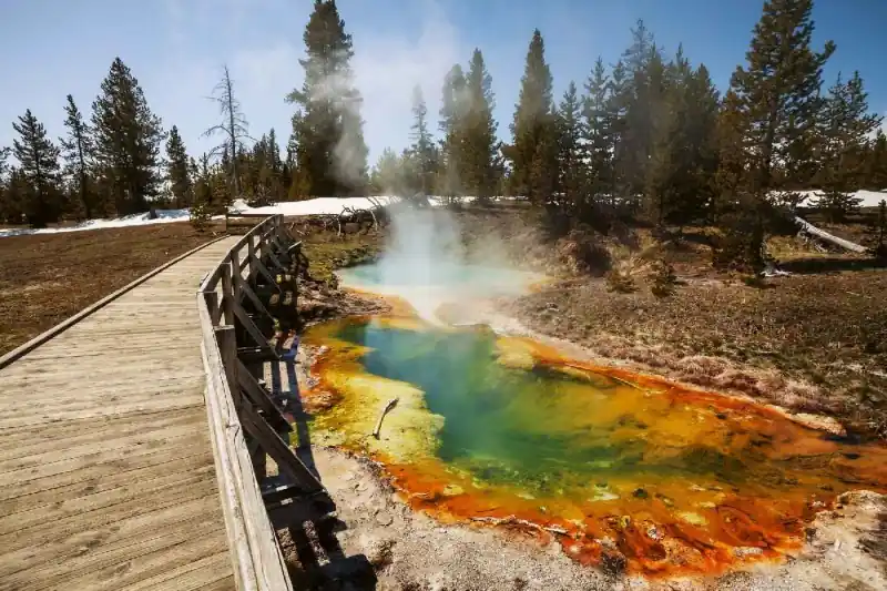 Rabat Fototapeta na flizelinie MS-5-3027 Yellowstone Park 375 x 250 cm