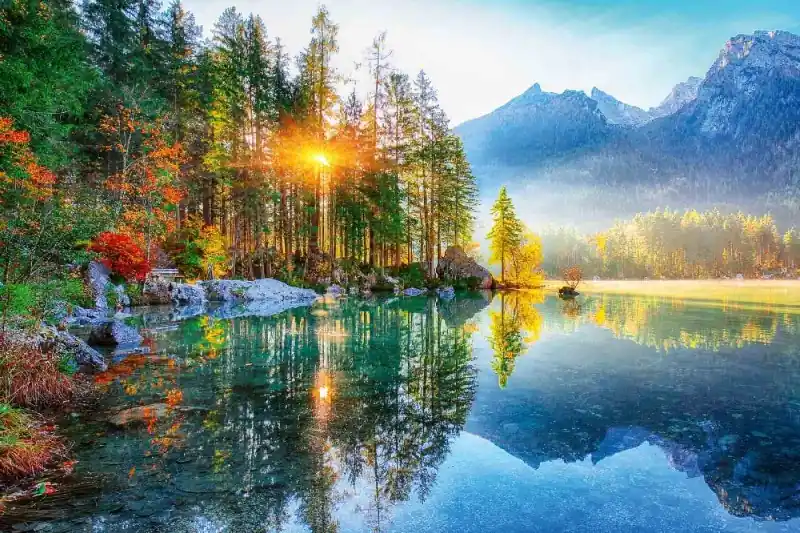 Oferta Fototapeta na flizelinie MS-5-3059 Jezioro Hintersee 375 x 250 cm