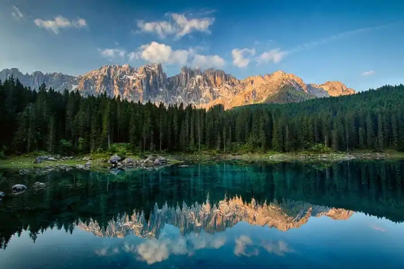 Fototapeta na flizelinie MS-5-3076 Lago di Carezza 375 x 250 cm Zamów dziś