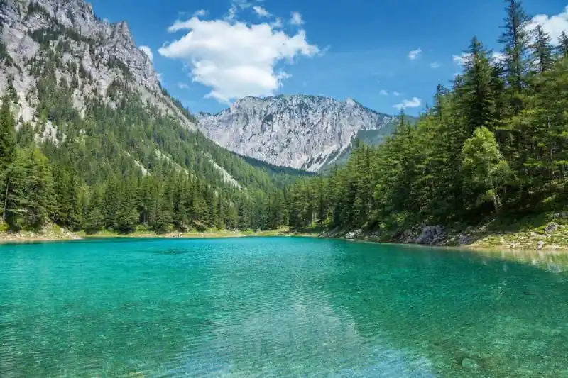 Nowość Fototapeta na flizelinie MS-5-3078 Jezioro Alpejskie Austriackie 375 x 250 cm