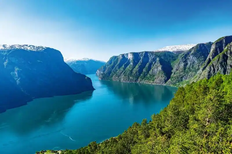 Fototapeta na flizelinie MS-5-3081 Sognefjord latem 375 x 250 cm Ostatnie sztuki