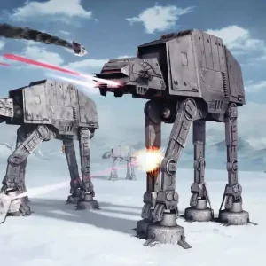 Fototapeta na Flizelinie X8-8481 Star Wars Battle of Hoth Bezpieczne zakupy