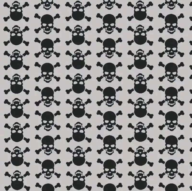 Okleina Meblowa 11934 / Gekkofix skulls szer 45 cm Oferta limitowana