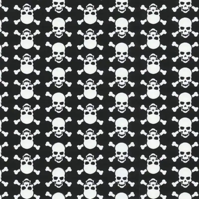 Szybka wysyłka Okleina Meblowa 12650 / Gekkofix skulls white szer 45 cm