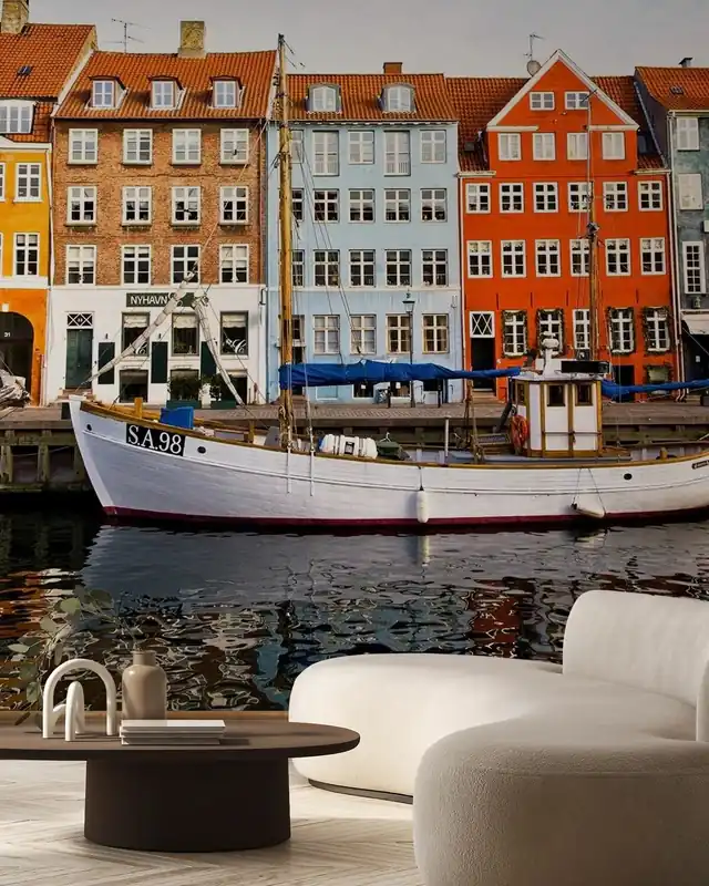 Promocja Łodzie w Nyhavn, Kopenhaga, Dania