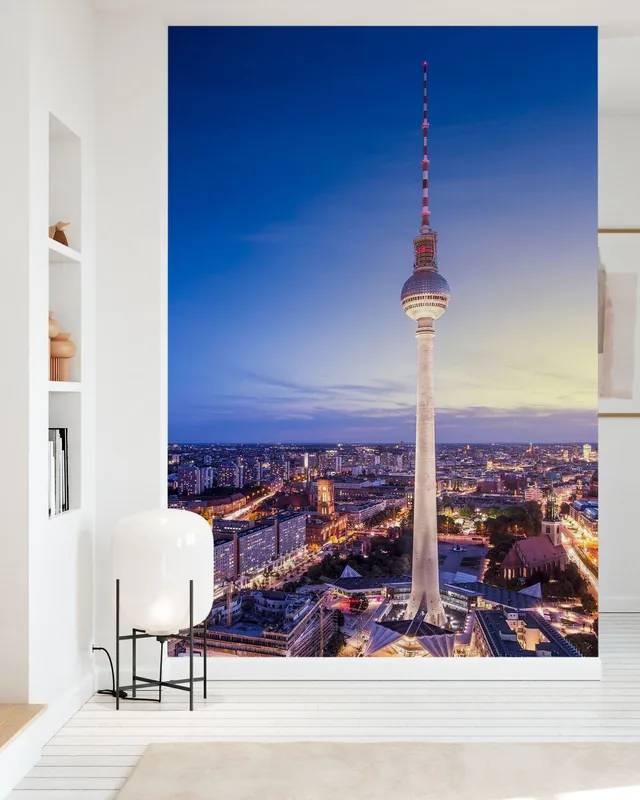 Nie przegap Berlin, Niemcy. Widok na wieżę telewizyjną