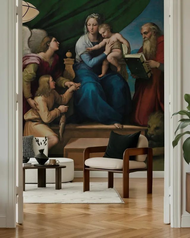Virgin with a Fish - Raphael Najlepsza cena