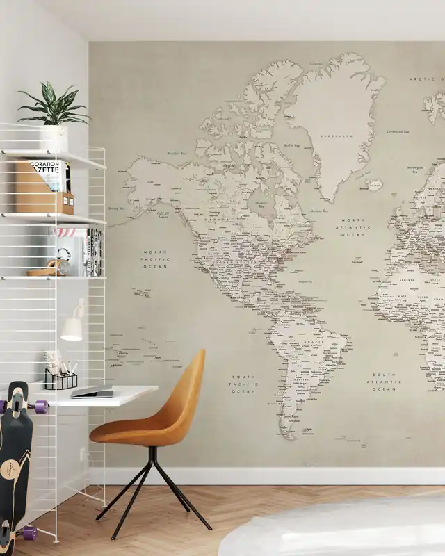 Do wyczerpania zapasów Mapa świata z miastami