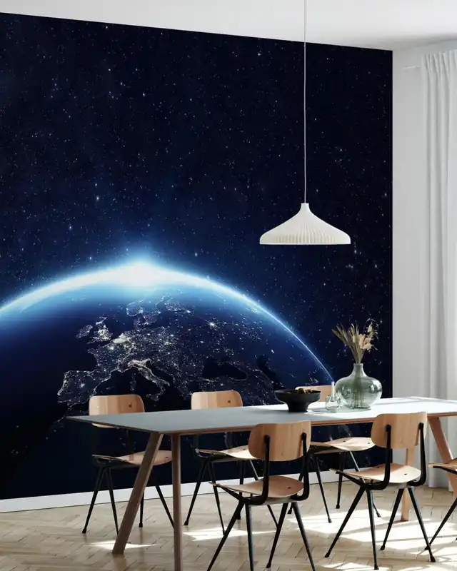 Planeta Ziemia nocą Bezpieczne zakupy