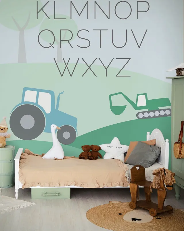 Nie przegap ABC Ciągnik - Zielony