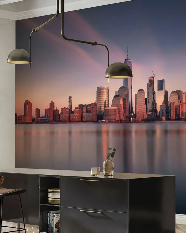 Ostatnia szansa Dolny Manhattan o zmierzchu