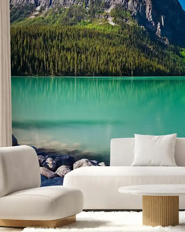 Taniej Jezioro Louise, Alberta, Kanada, Ameryka Północna, Panorama
