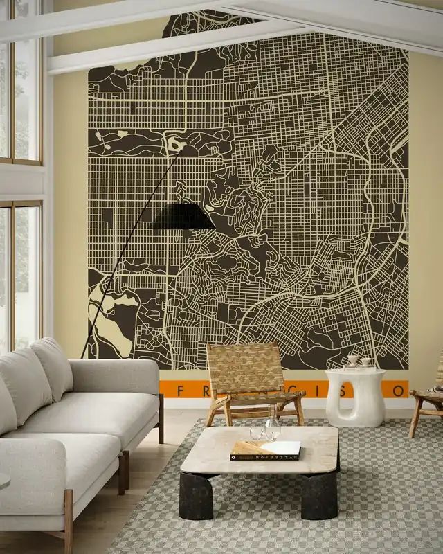 Darmowy zwrot Mapa miasta - San Francisco
