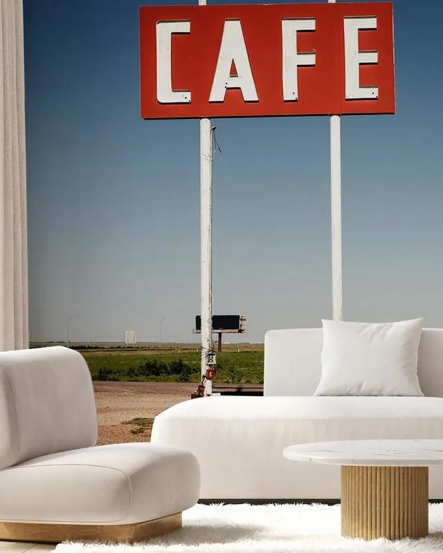 Szyld kawiarni Route 66 Najlepsza cena