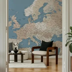 Zamów dziś Szczegółowa mapa Europy Amias