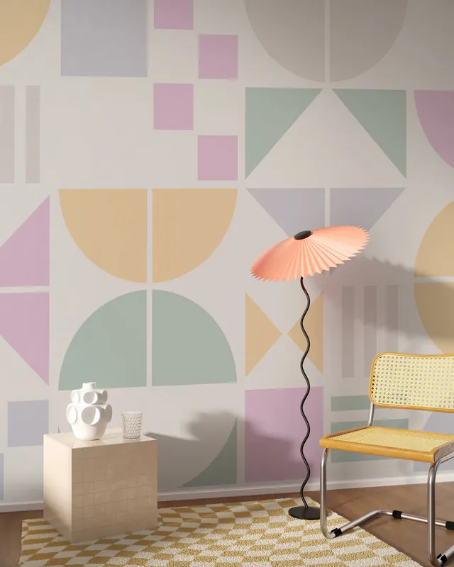 Bauhaus Geo - Pastel - Large Hit sprzedaży